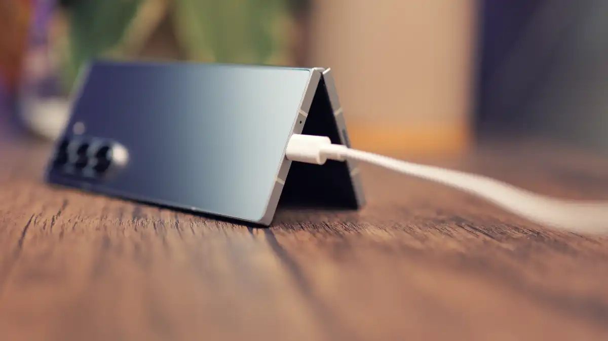 مراجعة هاتف Samsung Galaxy Z Fold 6 charger