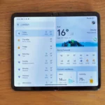 Google-Pixel-Fold-review-weather-app