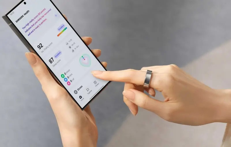 مزايا تتبع الصحة واللياقة البدنية samsung ring