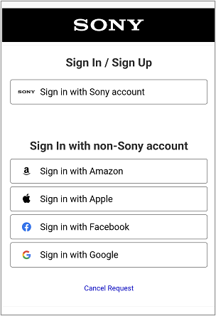 Sign in using the ID you have been using up to this point