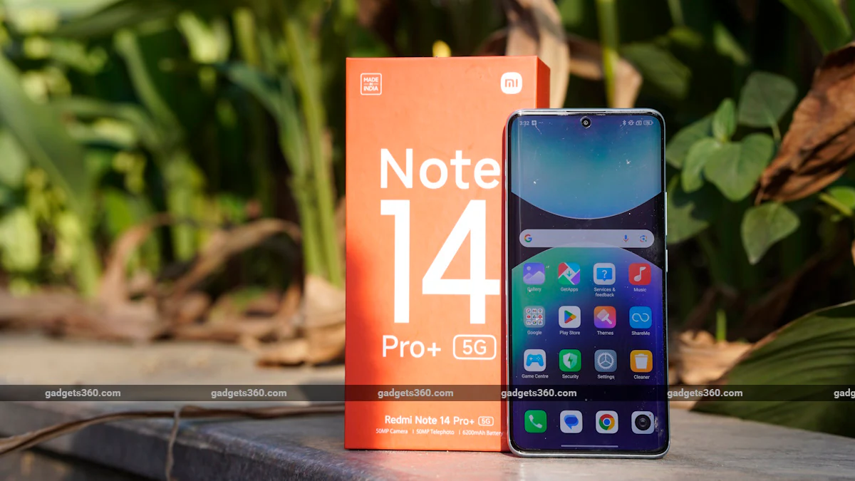 يصل سعر Redmi Note 14 Pro+ إلى 34999 روبية (السعر الفعلي الصافي) للطراز الأعلى 12 جيجابايت + 512 جيجابايت