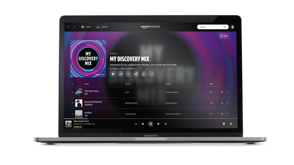 Amazon Music Unlimited سهولة الاستخدام