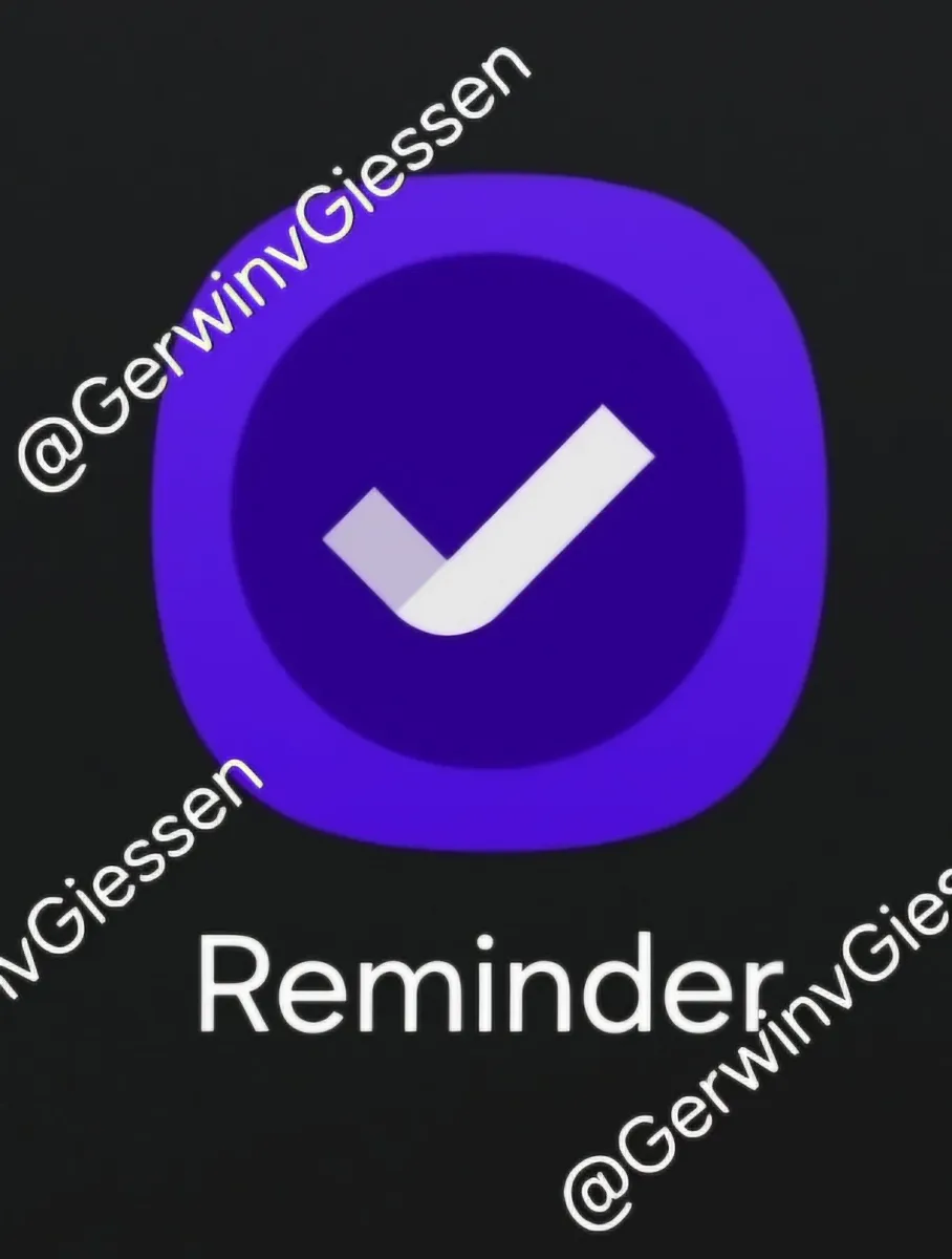 Samsung Reminder One UI 7 app icon