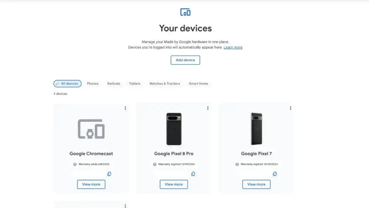 Google Your Devices