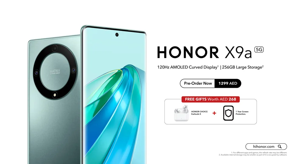 معلومات عن أسعار وتوافر Honor X9a