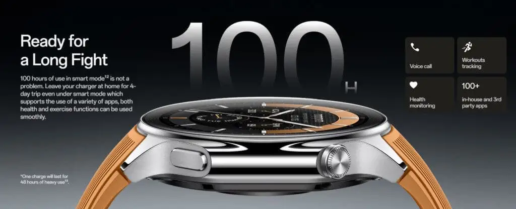 Oppo Watch X battery Life 1024x416 1