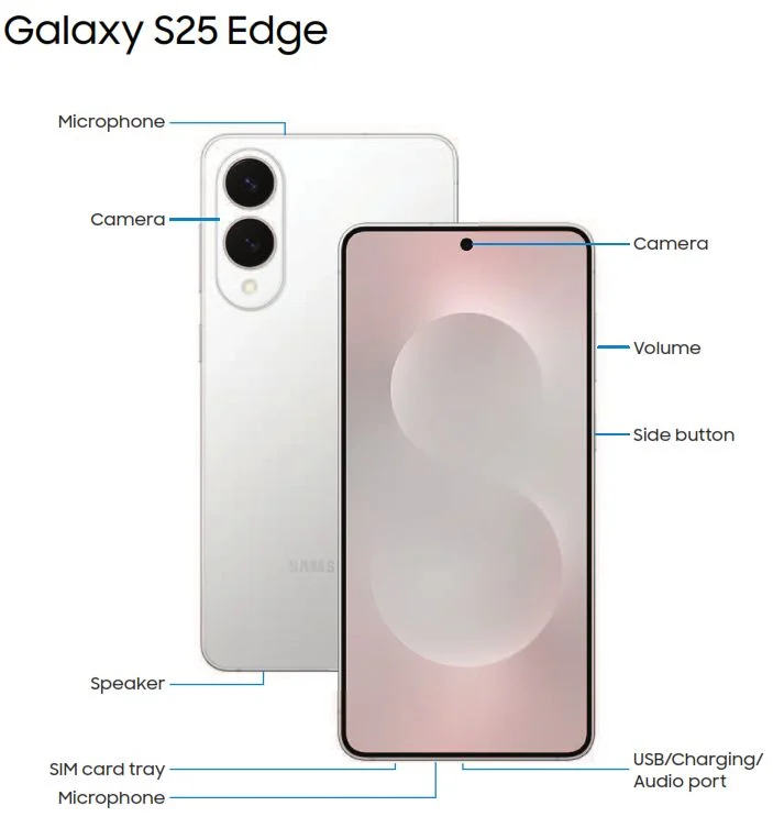 Galaxy S25 Edge leaked image