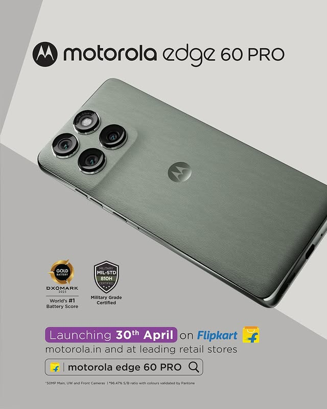 Motorola Edge 60 Pro India launch date