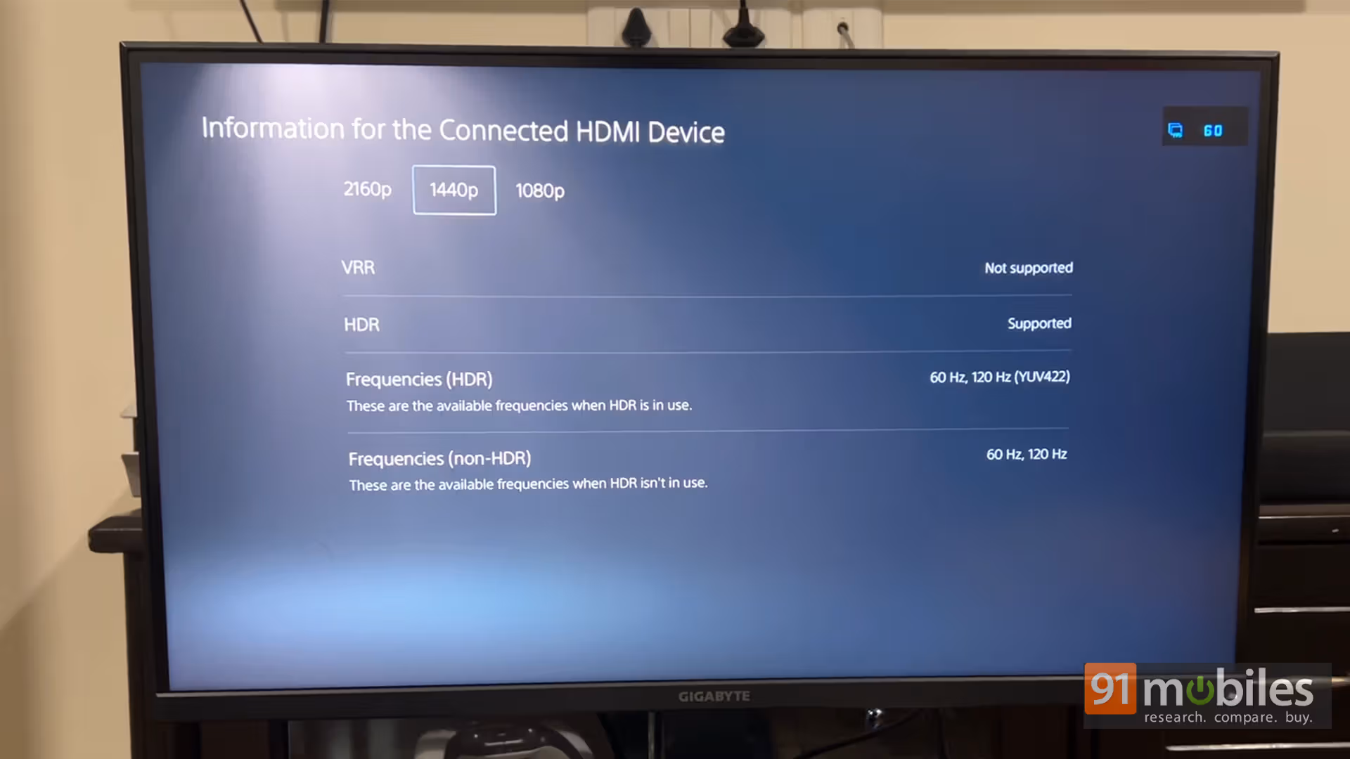 PS5 GIGABYTE GS27Q gaming monitor review