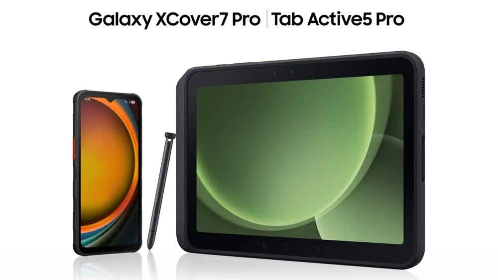 Samsung Mobile Galaxy XCover7 Pro and Galaxy Tab Active5 Pro Ruggedized Devices main1