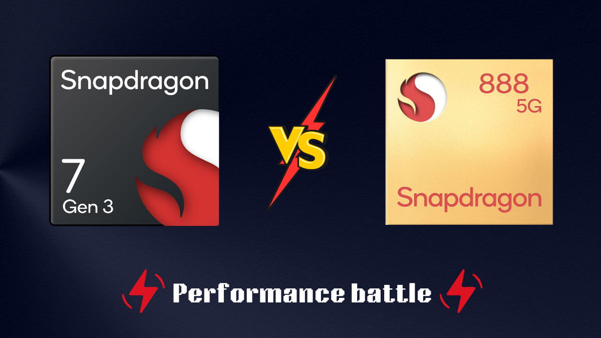 Snapdragon 7 Gen 3 vs Snapdragon 888