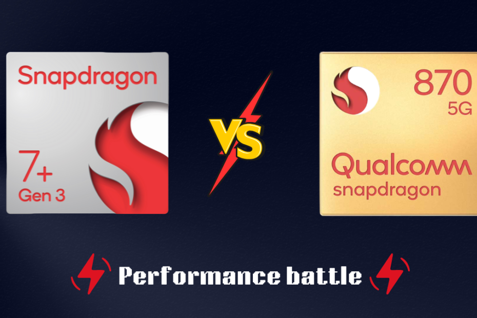 Snapdragon 7+ Gen 3 مقابل Snapdragon 870
