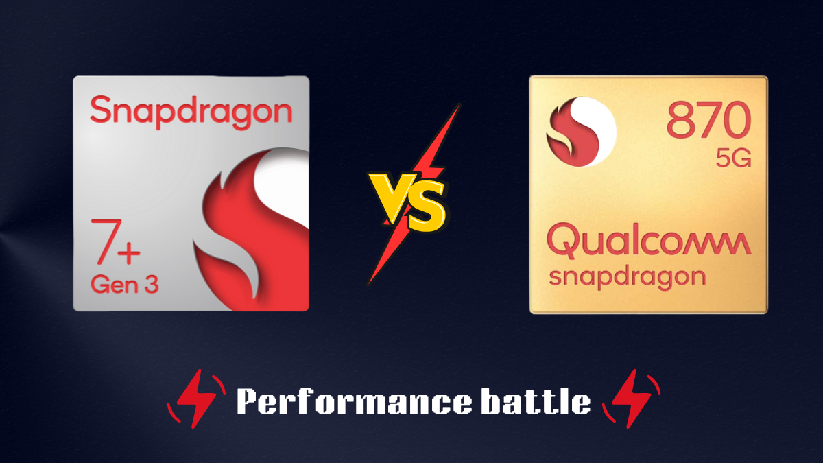 Snapdragon 7 Plus Gen 3 vs Snapdragon 870