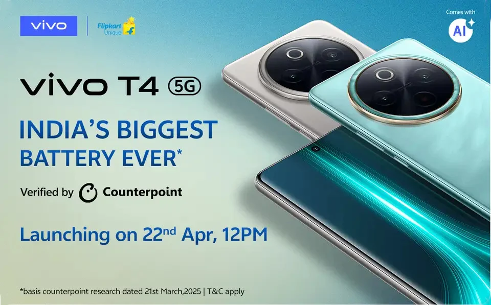 Vivo T4 5G launch date