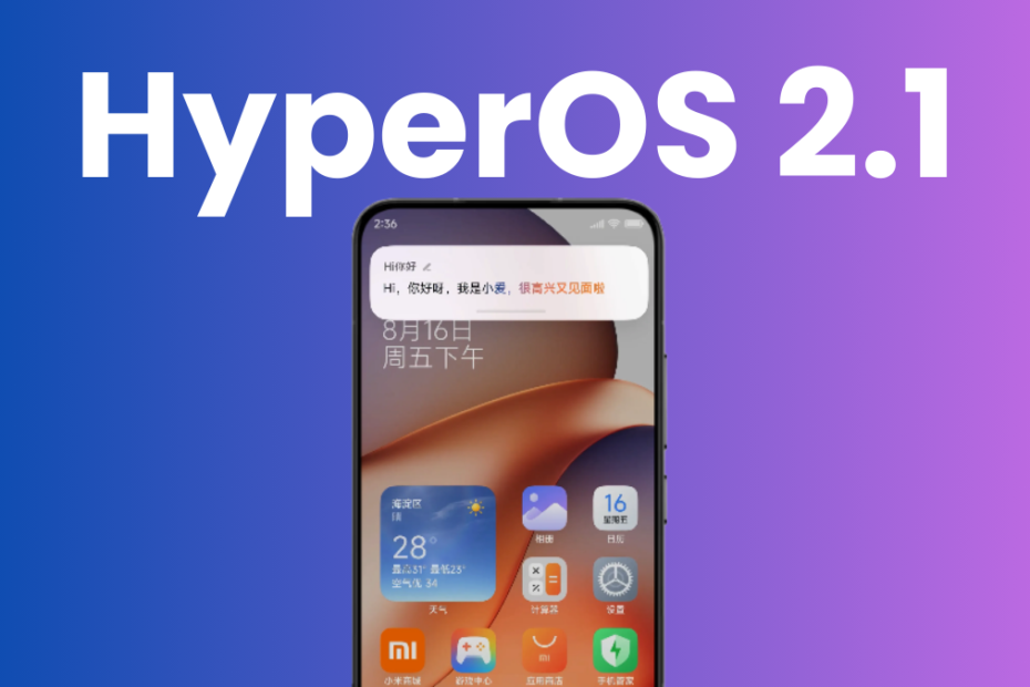 تحديث HyperOS 2.1