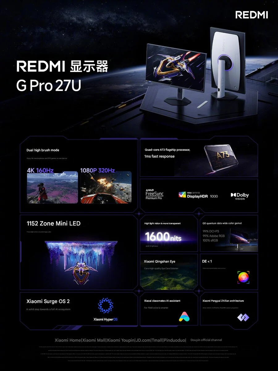csm redmi monitor g27u monitor released bottom 357e6d6345