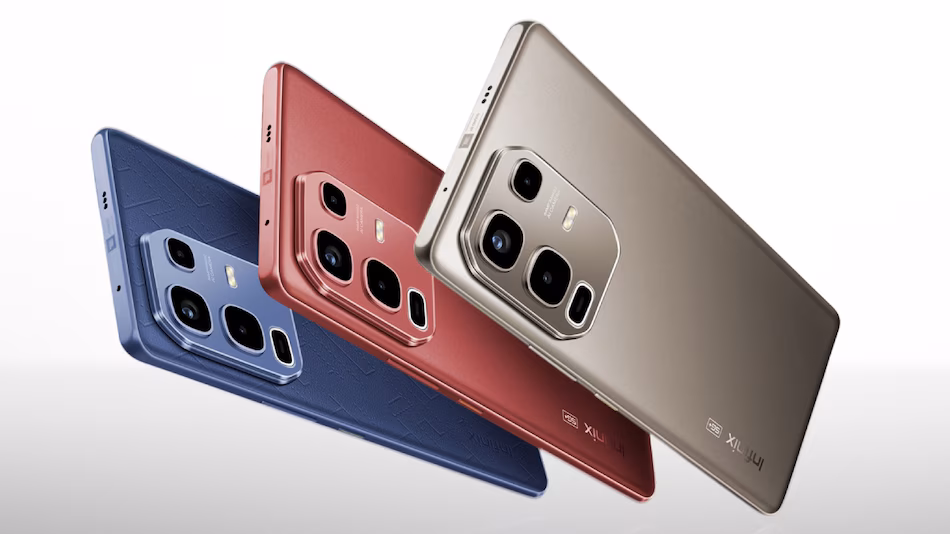 سيصل هاتف Infinix Note 50s 5G+ بألوان Marine Drift Blue وRuby Red وTitanium Grey