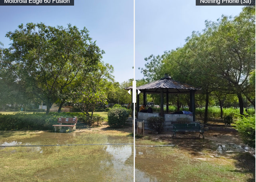مقارنة كاميرا Motorola Edge 60 Fusion و Nothing Phone (3a)