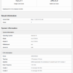 Vivo S30 Geekbench