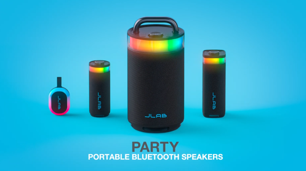 JLab تطلق سلسلة مكبرات صوت للحفلات مقاومة للماء، وRGB، وLabSync، وصوت يصل إلى 100 واط