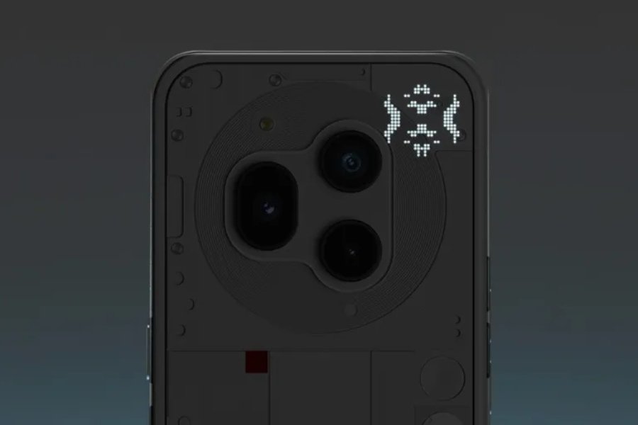Nothing Phone 3 with Glyph Matrix display