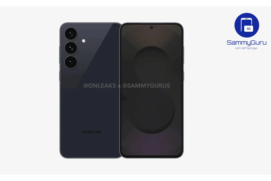 Samsung Galaxy S25 FE CAD Render 1