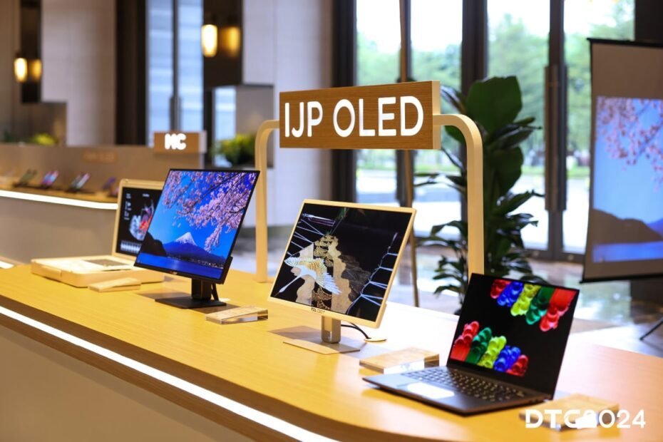 لوحات شاشات OLED المطبوعة