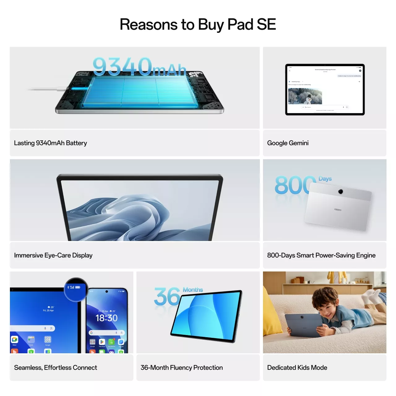 تم إطلاق OPPO Pad SE
