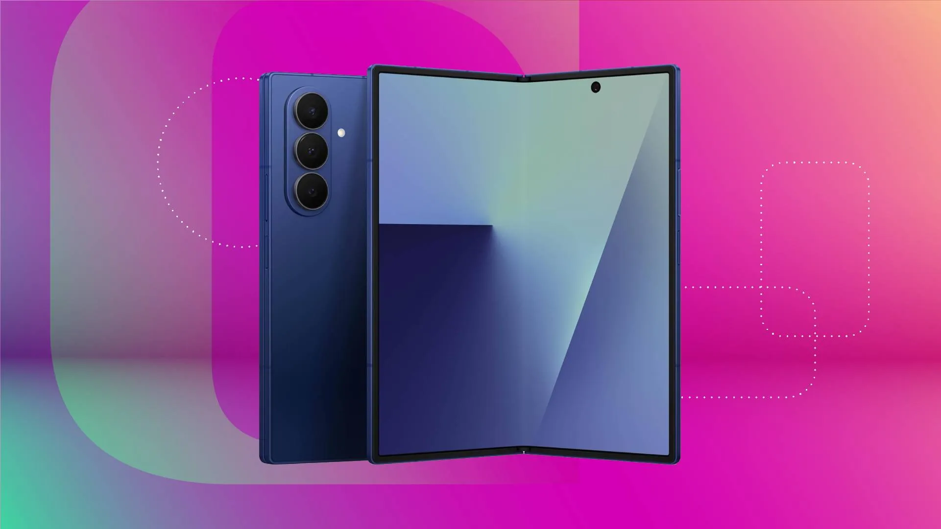 galaxy z fold 7 pink