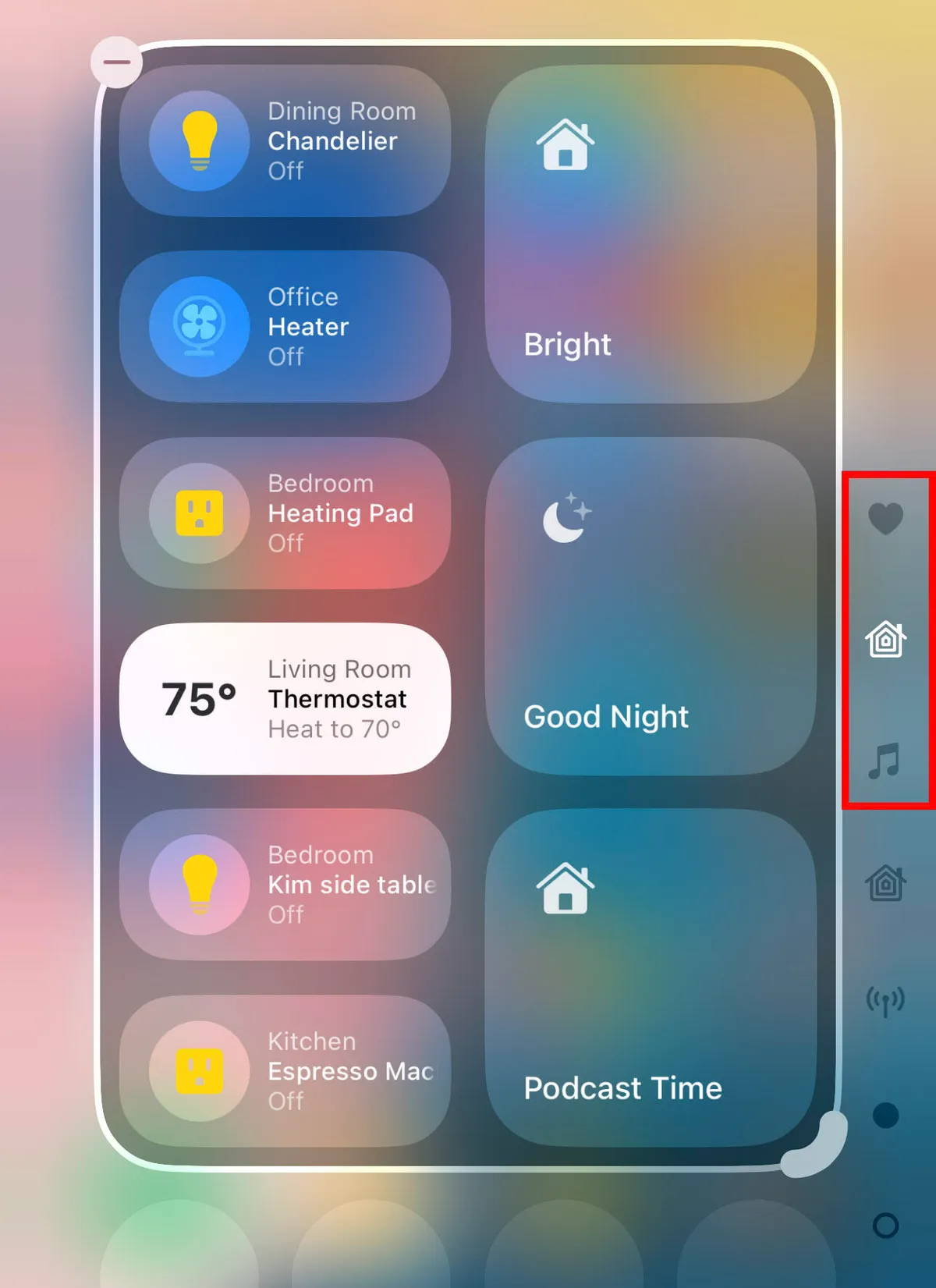 ios18 settings control big block