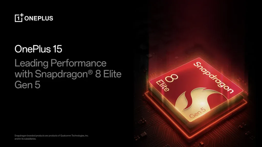 هاتف OnePlus 15 مع معالج Snapdragon الجديد كليًا يظهر لأول مرة