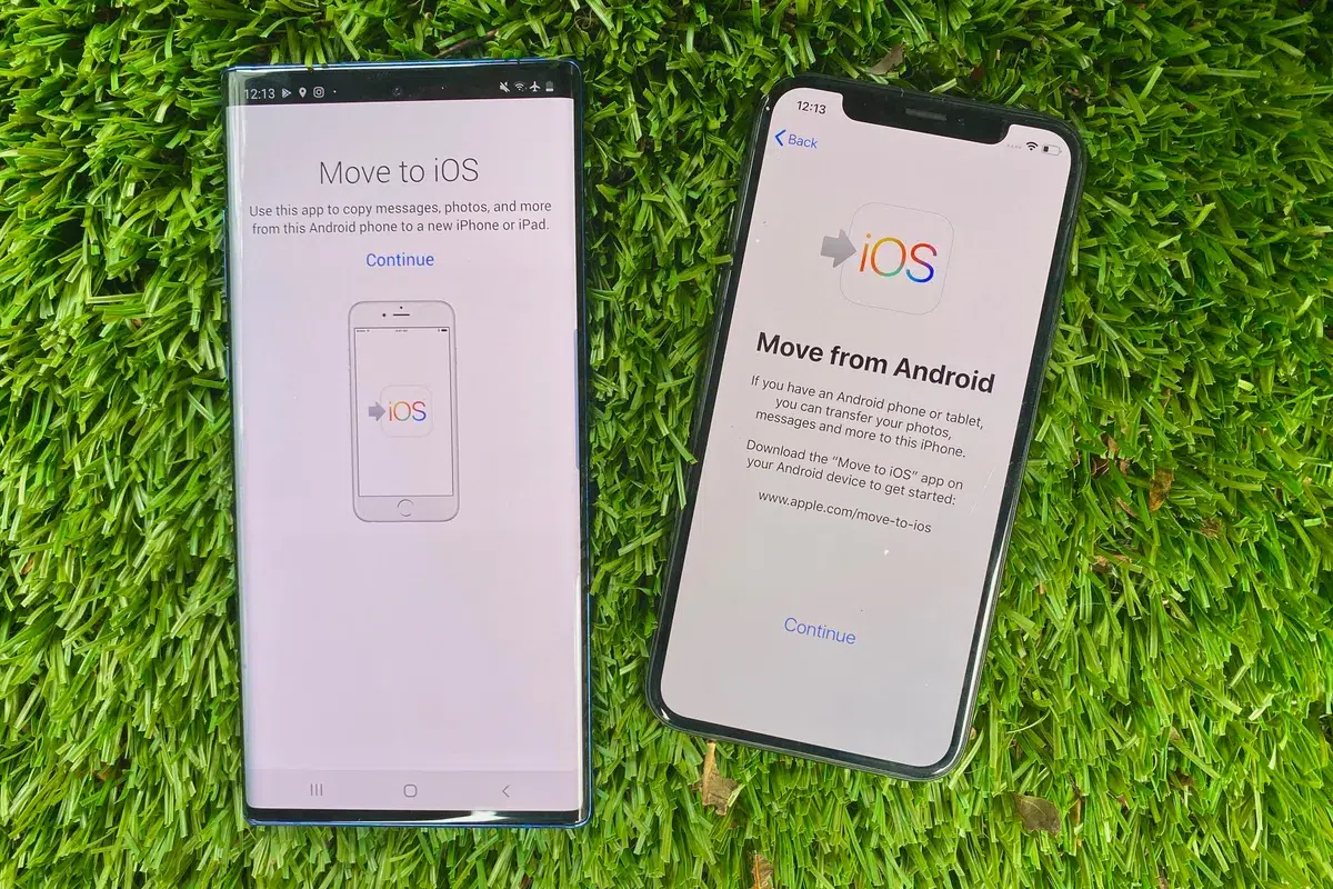 الانتقال إلى iOS