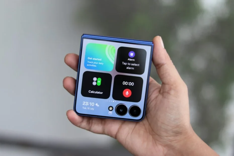 سعر سامسونج جالاكسي زد فليب 8 - samsung galaxy z flip 8 14 Galaxy Z Flip 7 cover display 1200x675 1