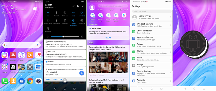 سعر هواوي y7 - هاتف Huawei Y7 Prime 2018 14 Huawei Y7البرمجيات