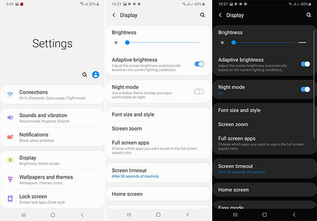 سعر سامسونج a10s: سعر ومواصفات سامسونج a10s samsung A10 9 Samsung Galaxy A10 Night Mode setting