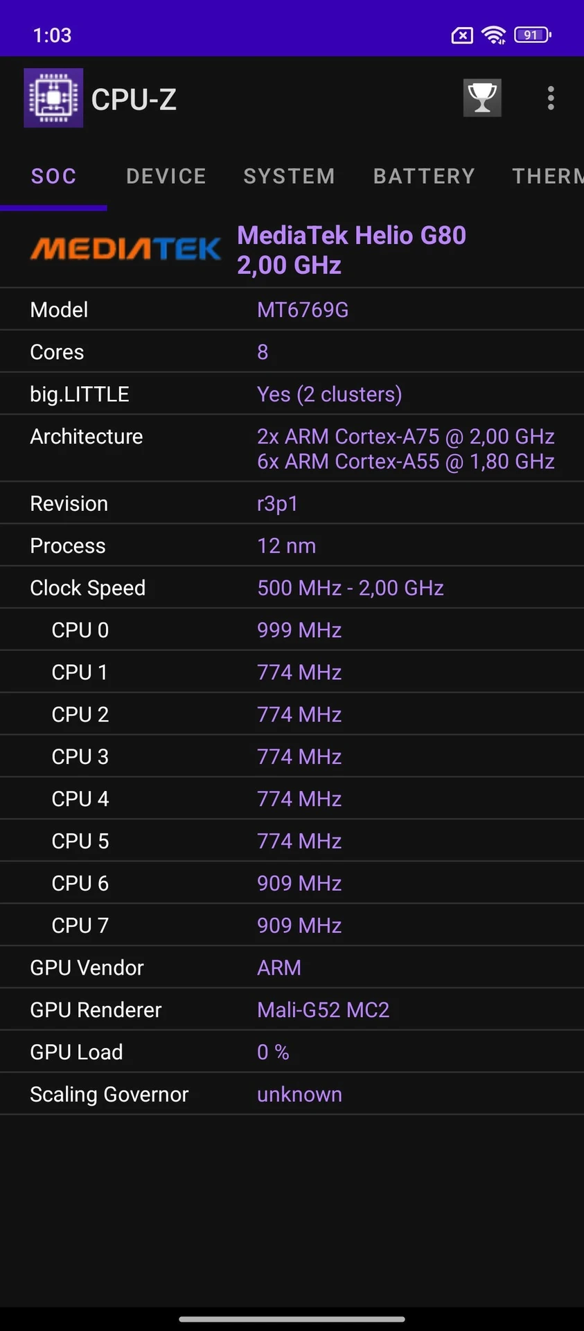 ريدمي 13:سعر شاومي ريدمي 13 - xioami Redmi 13 25 Screenshot 2024 07 18 01 03 12 995 com.cpuid .cpu z