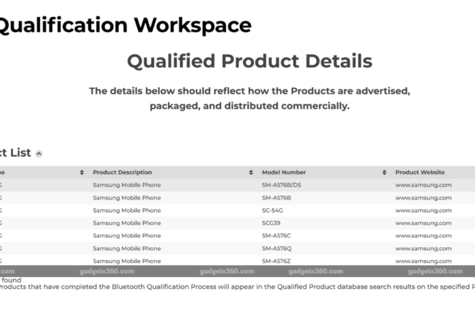 قد يتم إطلاق سامسونج جالاكسي A57 5G قريبًا بعد ظهوره في قاعدة بيانات Bluetooth SIG 5 Sans titre